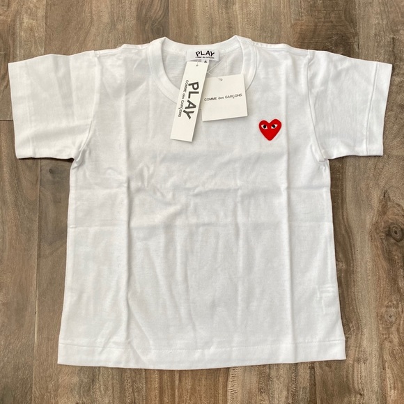 Comme des Garcons PLAY Other - Comme des Garcons Play Kids White & Red Tshirt